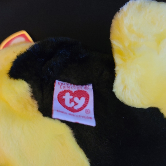 98 Vintage Bubbles the Fish TY Beanie Buddy - Picture 6 of 7